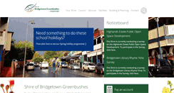 Desktop Screenshot of bridgetown.wa.gov.au