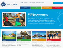 Tablet Screenshot of kulin.wa.gov.au