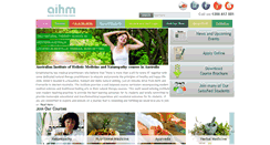 Desktop Screenshot of aihm.wa.edu.au