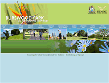 Tablet Screenshot of burswoodpark.wa.gov.au