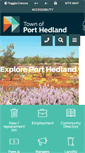 Mobile Screenshot of porthedland.wa.gov.au