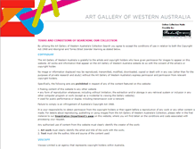 Tablet Screenshot of collection.artgallery.wa.gov.au