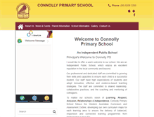 Tablet Screenshot of connollyps.wa.edu.au