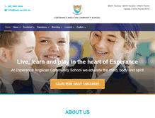 Tablet Screenshot of eacs.wa.edu.au