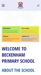Mobile Screenshot of beckenhamps.wa.edu.au