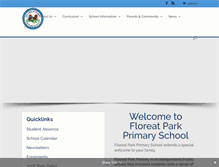 Tablet Screenshot of floreatparkps.wa.edu.au