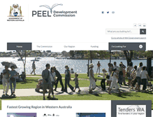 Tablet Screenshot of peel.wa.gov.au