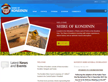 Tablet Screenshot of kondinin.wa.gov.au