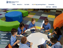 Tablet Screenshot of infantjesus.wa.edu.au
