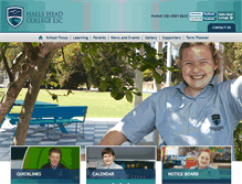 Tablet Screenshot of hallsheadesc.wa.edu.au